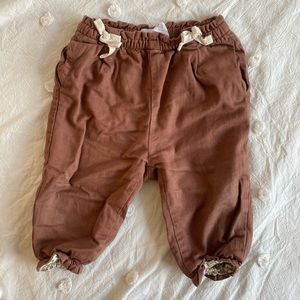 Zara Terracota Slouchy Pants